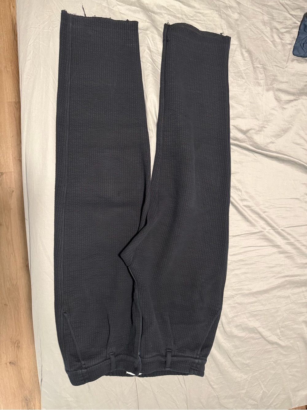 Kith Black Waffle Knit Sweatpants